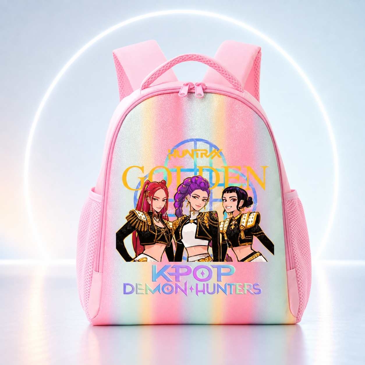 Mochila Escolar K‑Pop Rosa | Gran Capacidad