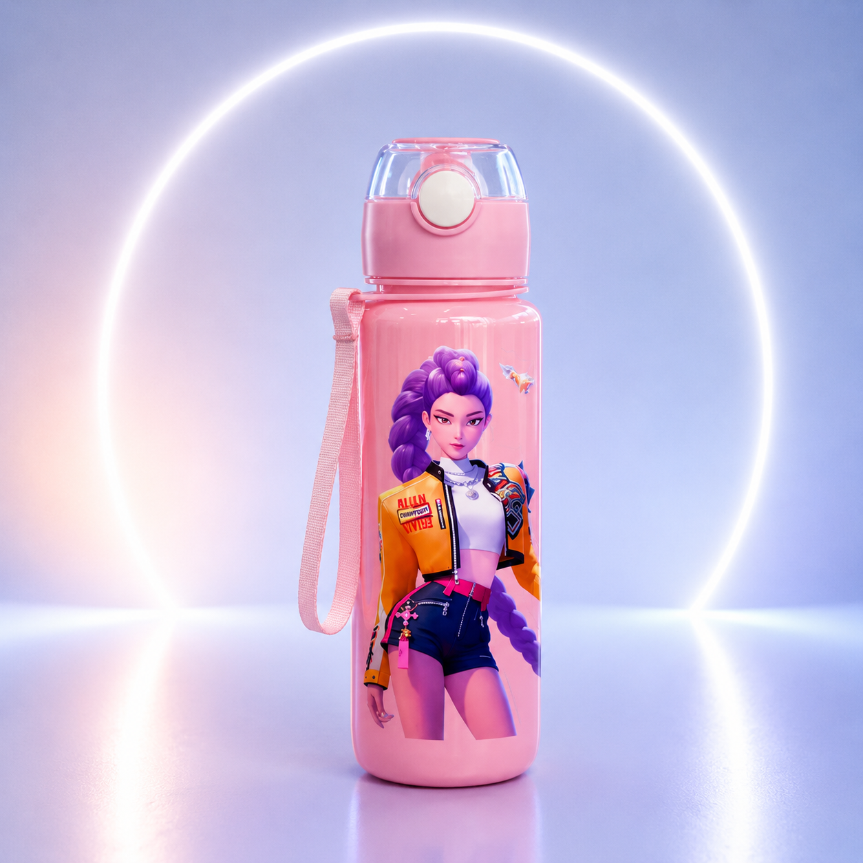 Botella Escolar 3D con Diseño K-POP 700 ml