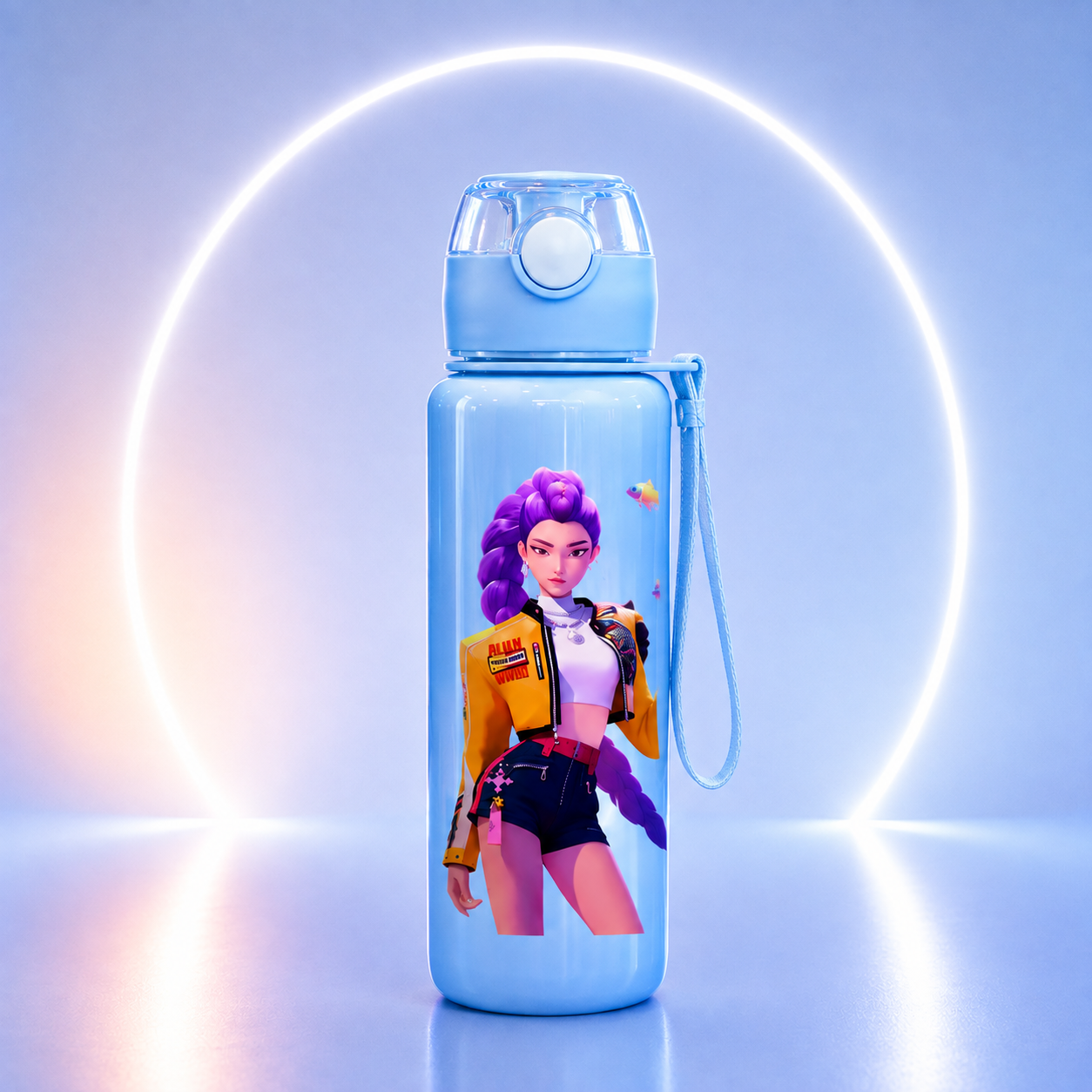 Botella Escolar 3D con Diseño K-POP 700 ml