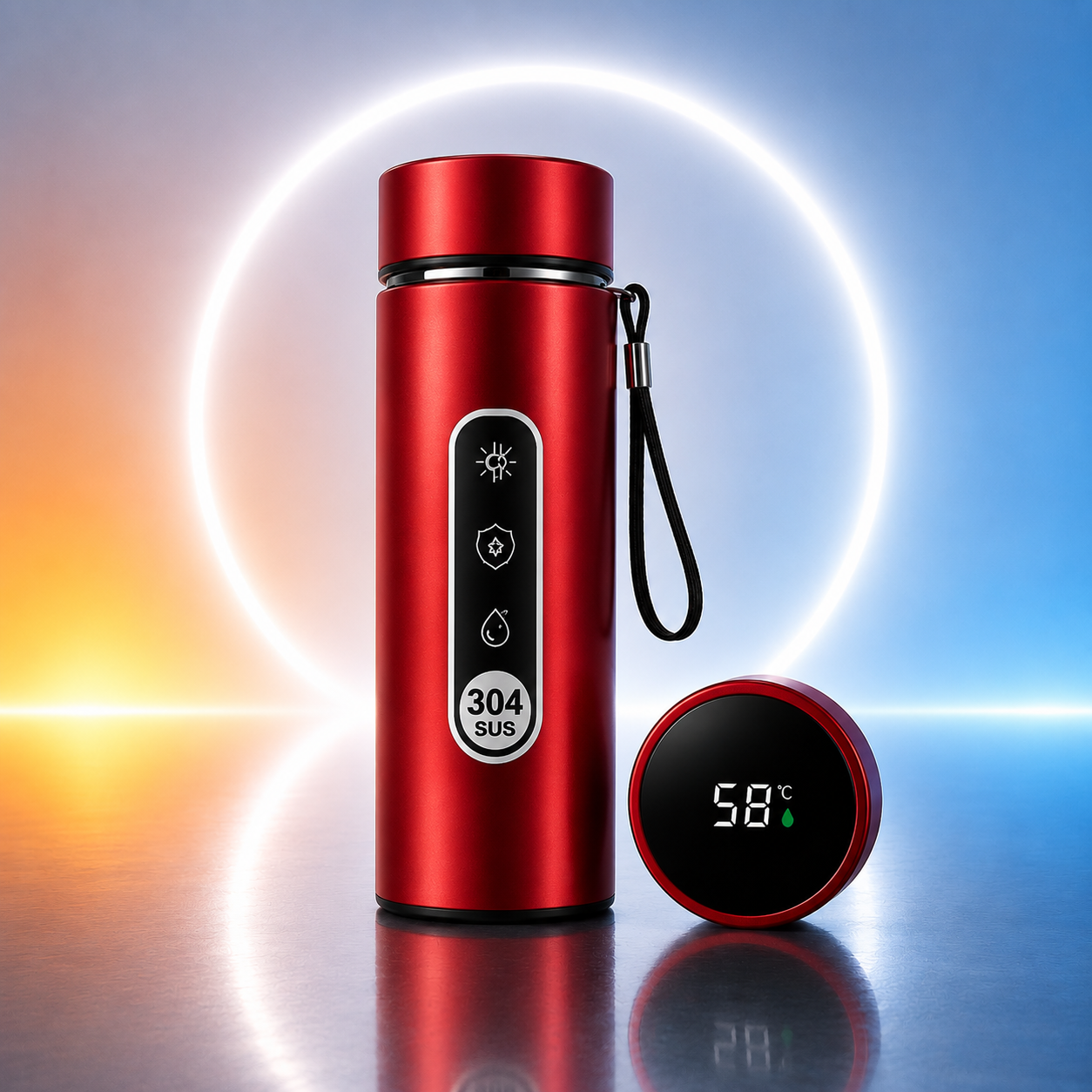 TecniaPlus SmartBottle™ | Pantalla LED Inteligente