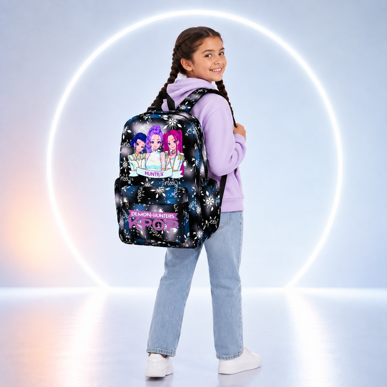 Set Escolar K-POP 3 Piezas – Mochila, Bolso y Estuche