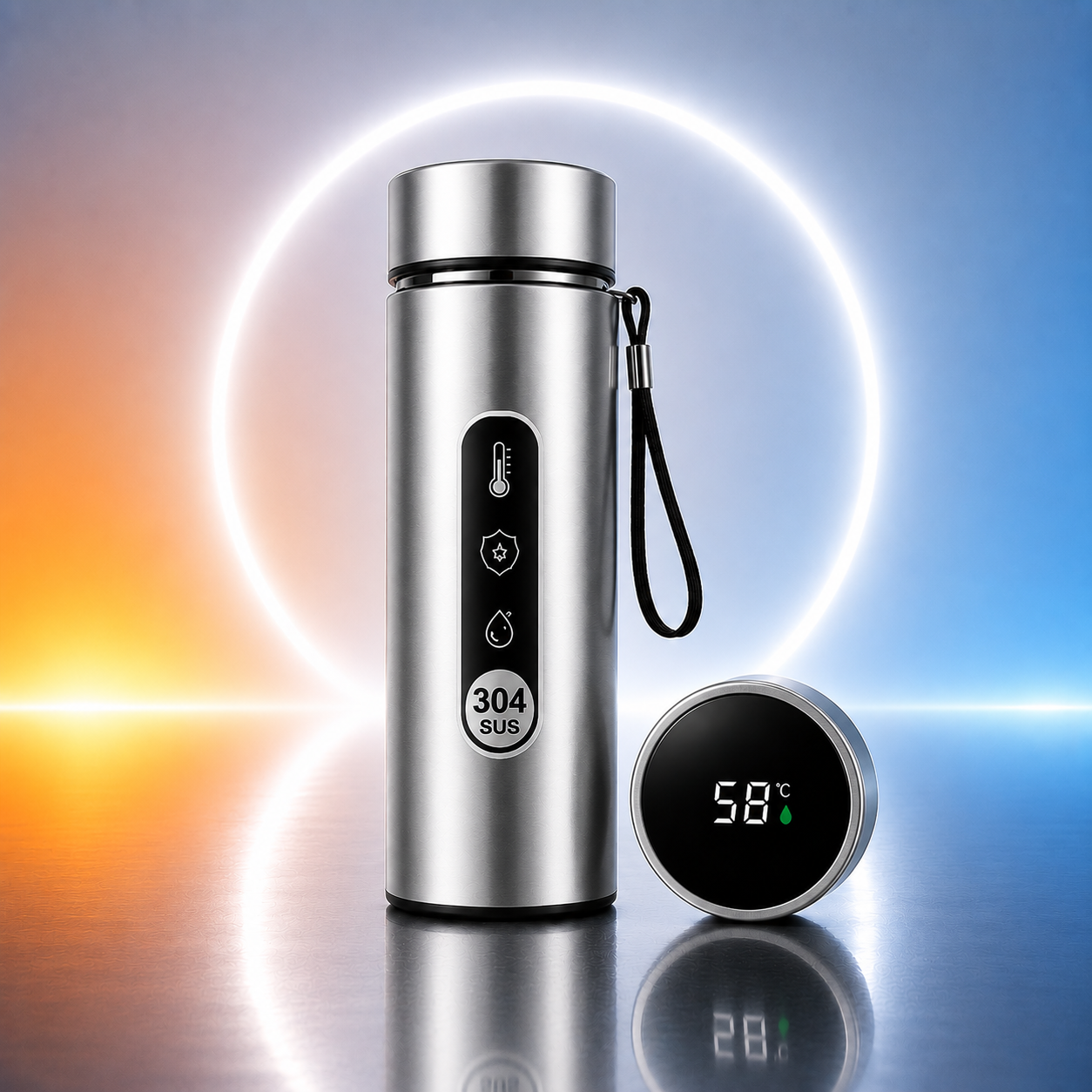 TecniaPlus SmartBottle™ | Pantalla LED Inteligente