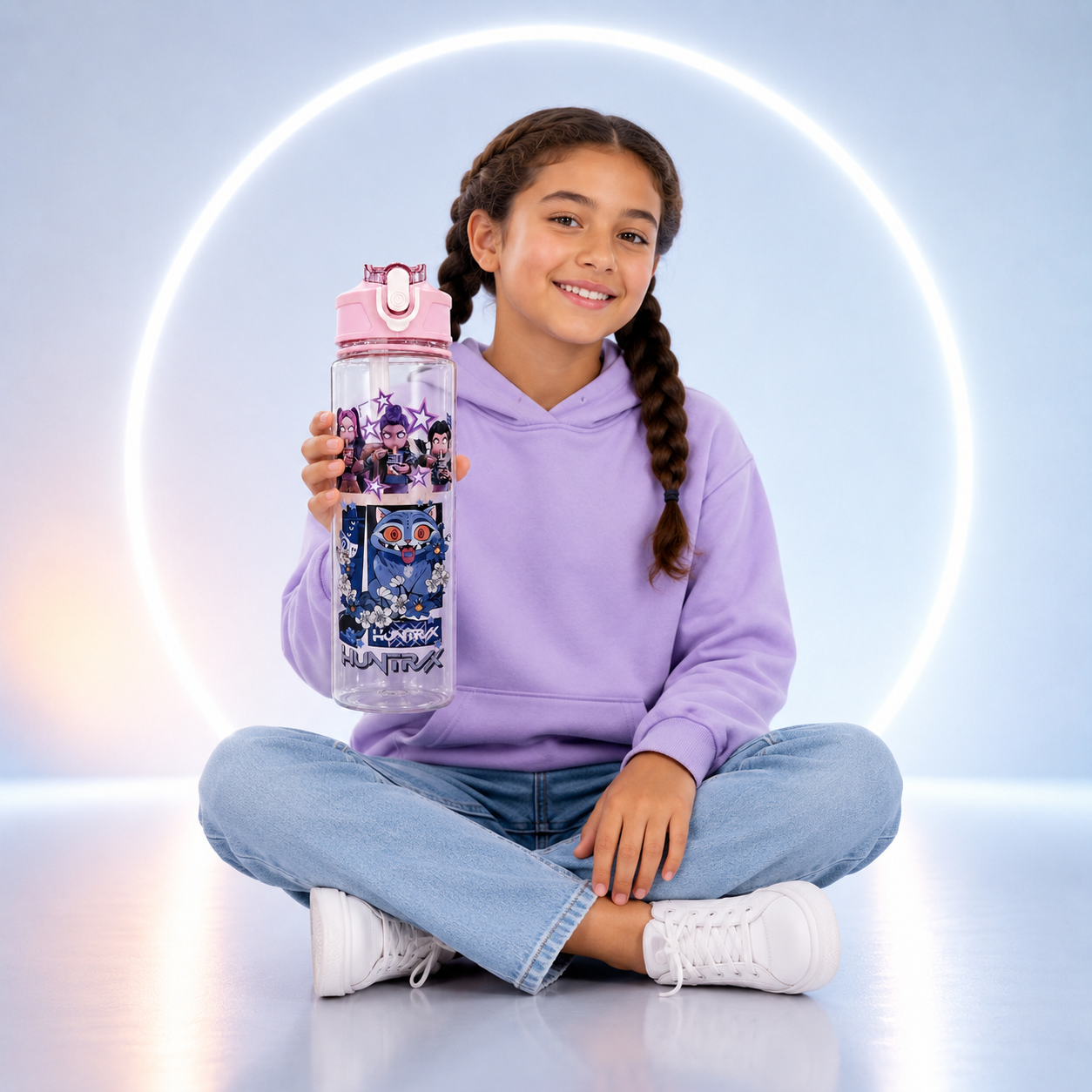 Botella Escolar Transparente K-POP | 750 ml