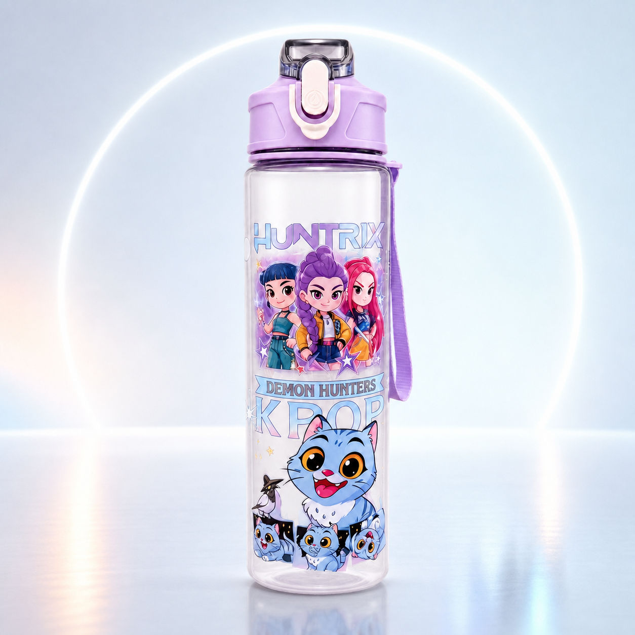 Botella Escolar Transparente K-POP | 750 ml