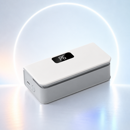 Selladora de Bolsas Portátil 2 en 1 con Cortador, Pantalla LED y 6 Niveles – Base Magnética.