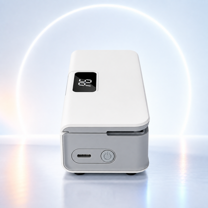 Selladora de Bolsas Portátil 2 en 1 con Cortador, Pantalla LED y 6 Niveles – Base Magnética.