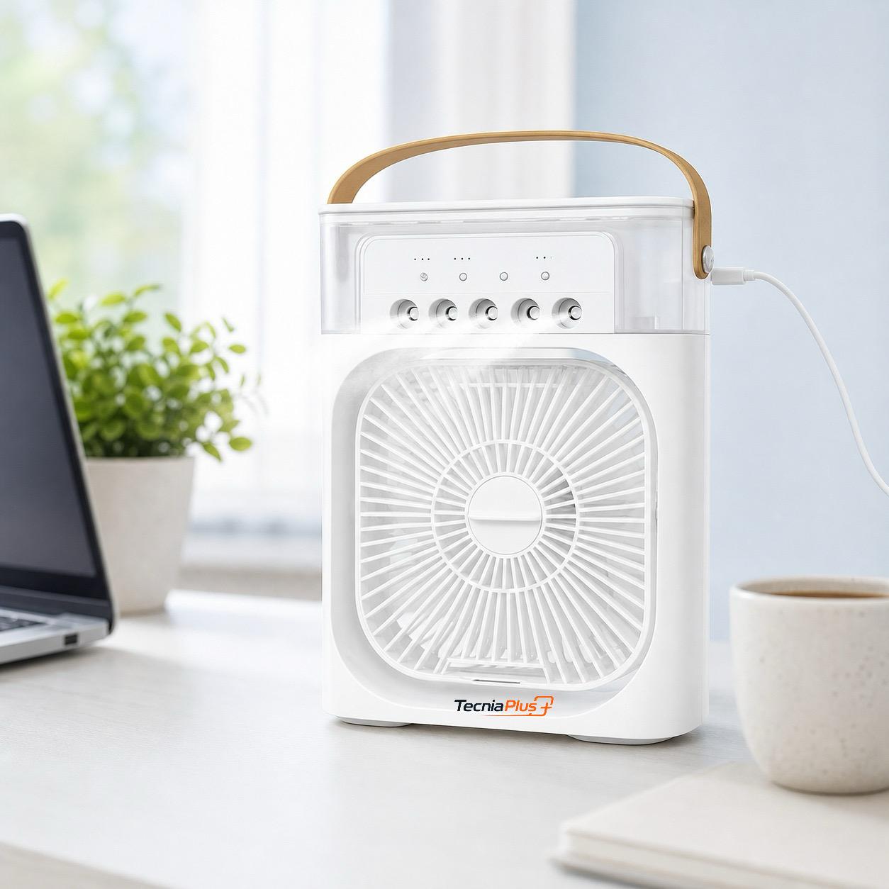 AeroMist 5 — Ventilador humidificador — Blanco