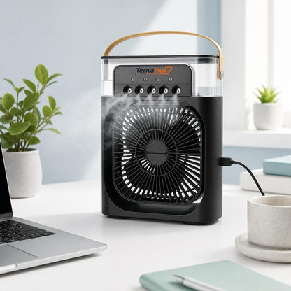 AeroMist 5 — Ventilador humidificador — Negro