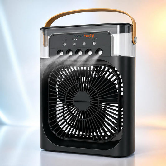 Ventilador humidificador AeroMist 5 negro con depósito de agua