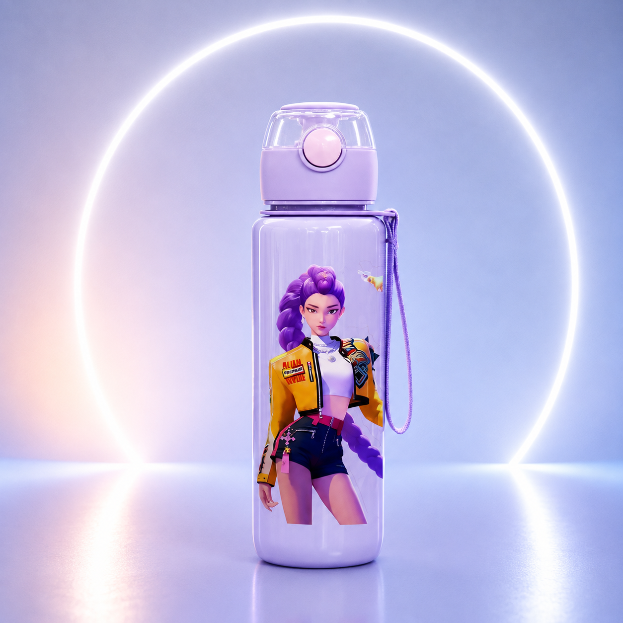 Botella Escolar 3D con Diseño K-POP 700 ml