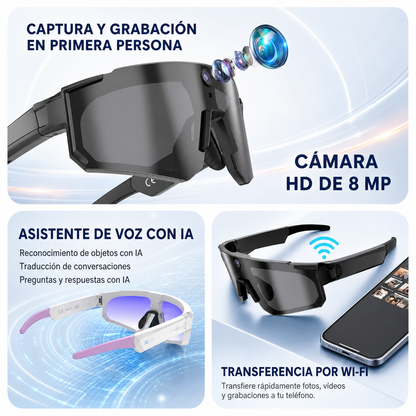 M95 Sport Vision — Gafas inteligentes deportivas — Naranja